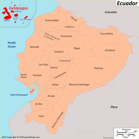 Gal Pagos Map Ecuador Detailed Maps Of Gal Pagos Islands