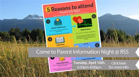 Parent Info Night School District 19