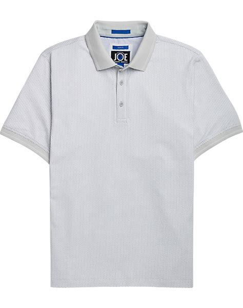 Joe Joseph Abboud Gray Dots Polo Mens Sale Mens Wearhouse