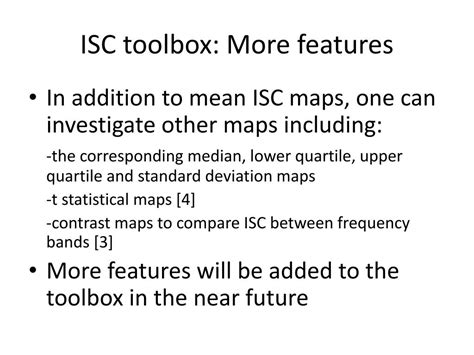 PPT Matlab Toolbox For Inter Subject Correlation Analysis PowerPoint