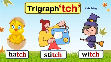 Tch Trigraph Tch Sound Words Letter Consonant Blends Tch Tch