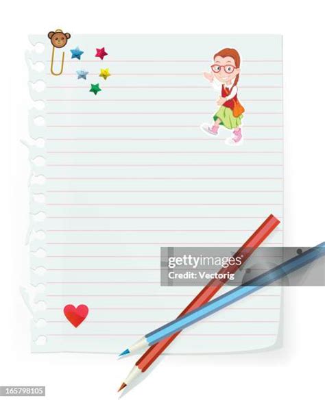 639 Kids Notebook Paper Stock Photos, High-Res Pictures, and Images ...