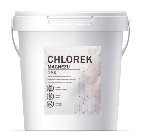 CHLOREK MAGNEZU SZEŚCIOWODNY CZYSTY 5kg z morza 13344989179 Allegro pl