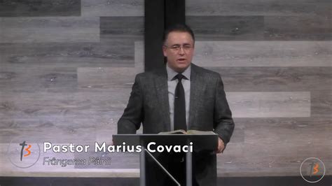 Frângerea Pâinii Pastor Marius Covaci YouTube