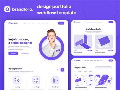 Webflow Portfolio Template