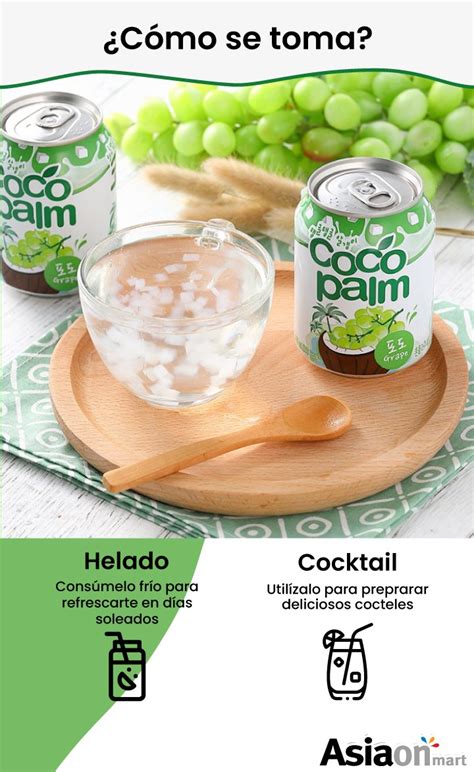 Haitai Cocopalm Uva 238ml Bebida Refrescante Asiaon Mart