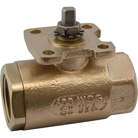 Apollo Manual Ball Valve 3 4 Pipe Standard Port Bronze MSC Direct