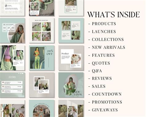 Clothing Business Instagram Posts Online Shop Canva Templates E