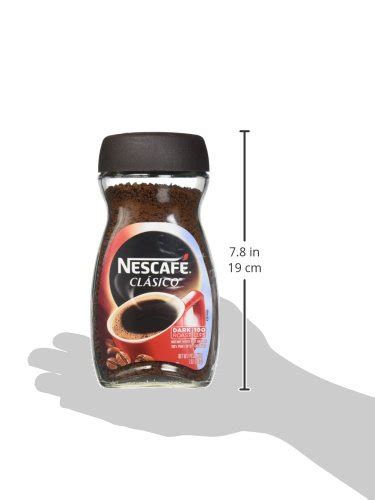 Nestle Nescafe Clasico Dark Roast Instant Coffee 7 Oz