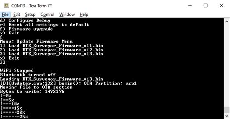 Updating Rtk Firmware Sparkfun Rtk Product Manual