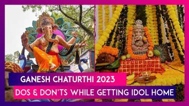 Ganesh Chaturthi Dos And Dont Latest News Information Updated On