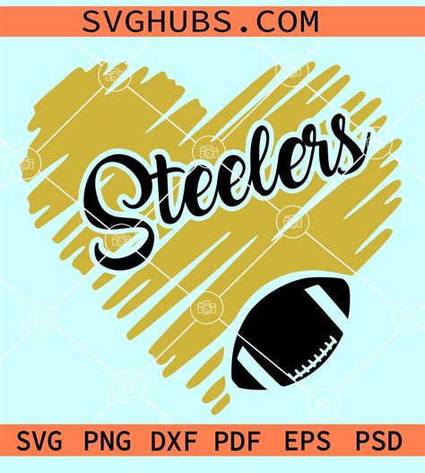 Steelers Football Logo Svg Steelers Nfl Teams Cricut Files Off