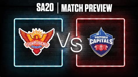 Sa T20 League Sunrisers Eastern Cape Vs Pretoria Capitals Match