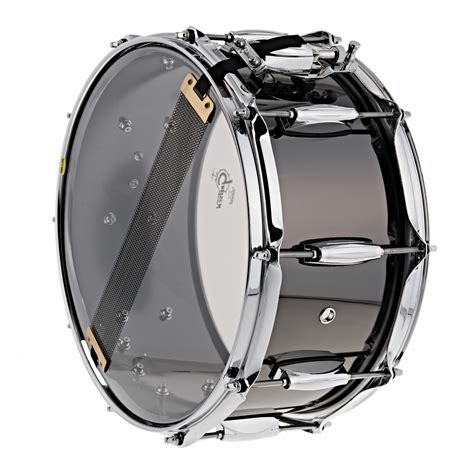 Gretsch Full Range X Black Nickel Over Steel Snare Drum At