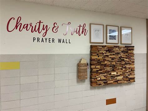 The power of prayer inspires new Charity & Truth Prayer Wall | Details