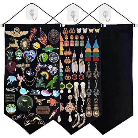 Amazon Artenny Pcs Enamel Pin Wall Display Holder Canvas Banner