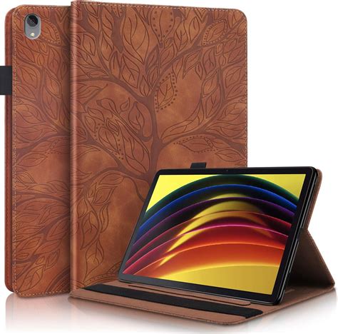 Casefun Lenovo Tab P P Plus H Lle Pu Leder Gepr Gte Baum St Nder