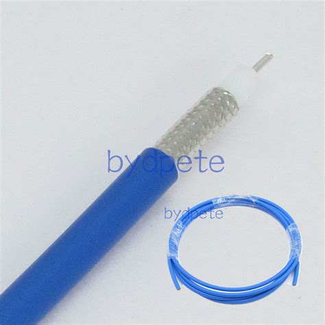 RG141 RG402 Low Loss Semi Flexible RG 141 RG 402 RF Coax Coaxial Blue