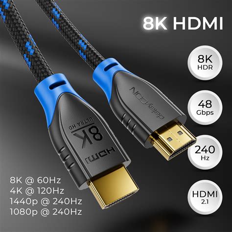 K Hdmi Kabel Uhd G K Hz K Hz P Hz Hdr Arc Ps Xbox