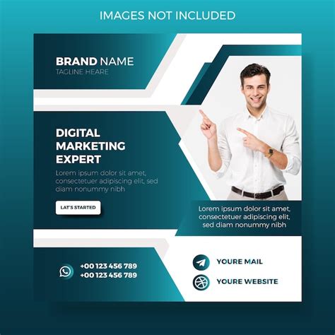 Premium Vector Vector Digital Marketing Social Media And Instagram