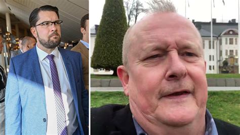 Jimmie Åkesson Portas Från Nobelfesten Dick Erixon Rasar