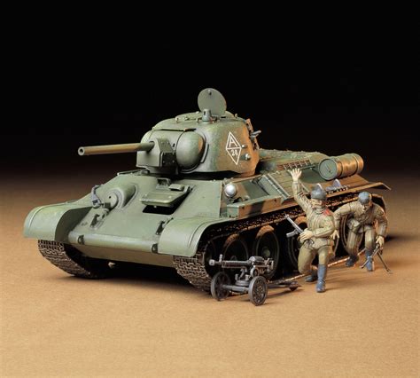 Military Armor Models & Kits Tamiya 35049 WWII Soviet T34/76 Model 1942 ...