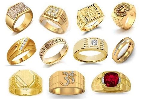 25 Simple and Heavy Indian Gold Rings Designs for Men 2018