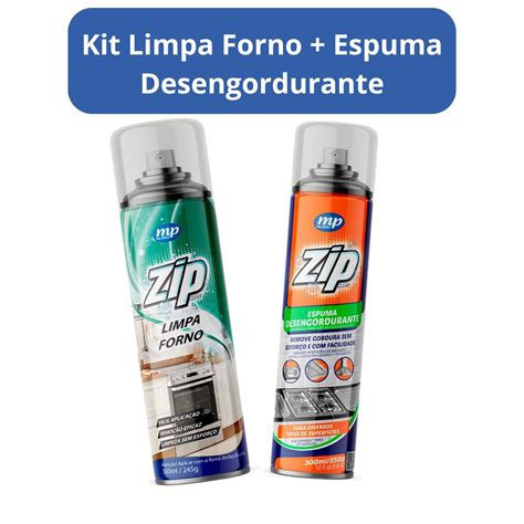 Kit Espuma Desengordurante Limpa Forno