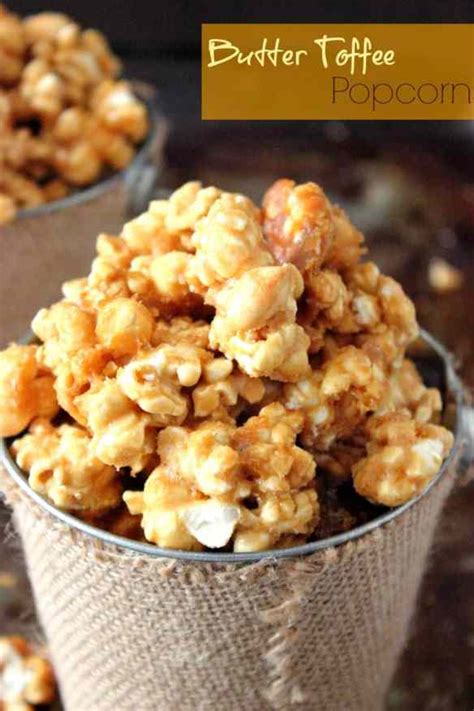 Butter Toffee Popcorn Recipe | Brown Sugar