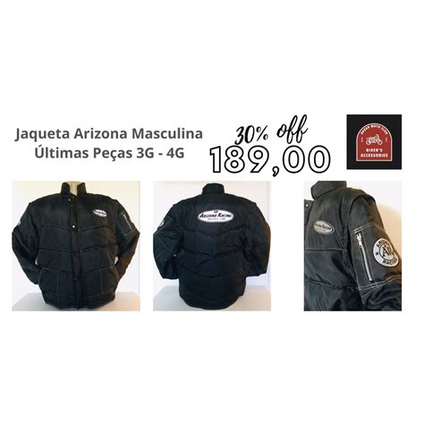 Jaqueta Arizona Masculina Refletiva Shopee Brasil