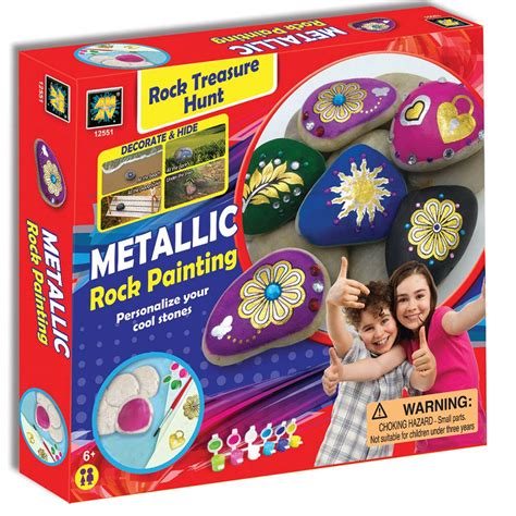 12551 Metallic Rock Painting דיאמנט Box