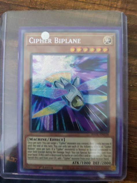 Cipher Biplane 1st Ed Secret BROL EN038 Holo Bleed Misprint NM EBay