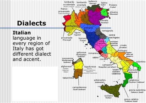 The Map Of The Italian Languages This Is Italy