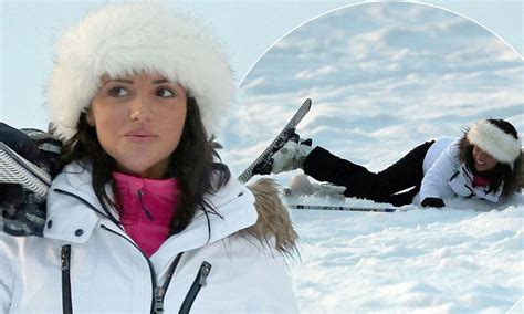 Lucy Mecklenburgh Takes Dramatic Tumble While Skiing In French Alps