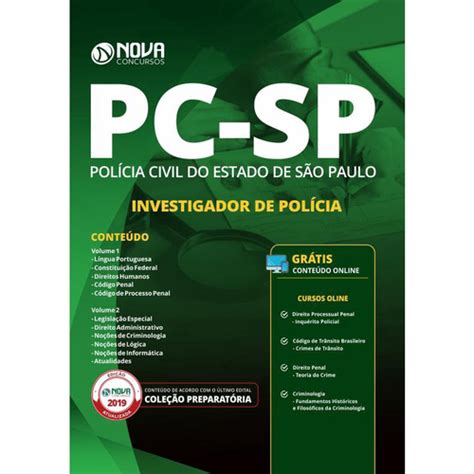 Apostila Policia Civil Sp Investigador De Polícia em Promoção Ofertas