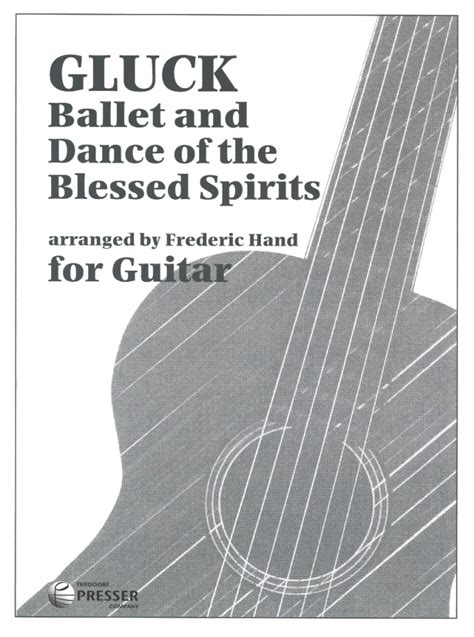 Ballet And Dance Of The Blessed Spirits Von Christoph Willibald Gluck