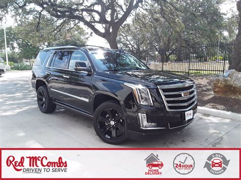 Pre Owned 2017 Cadillac Escalade Premium Luxury Sport Utility In San Antonio 303116a Red