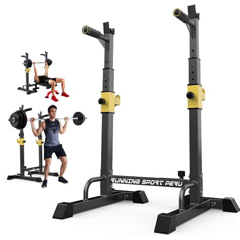 Rack Squat Multifunci N Premium Soporte Sentadilla Pecho Gym Running