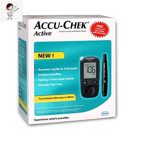 Accu Check Active Blood Glucose Monitoring System Mmol L Lazada