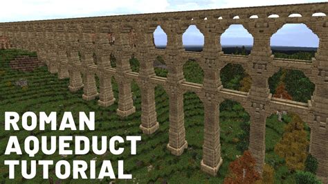 Roman Aqueduct Tutorial Minecraft Conquest Reforged YouTube