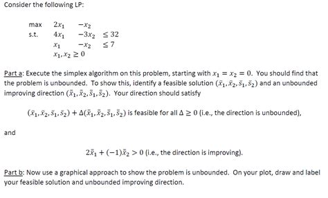 Solved Consider The Following Lp Max X2 2x1 4x1 S T 3x2