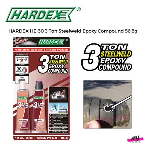 HARDEX HE 30 3 Ton Steelweld Epoxy Compound 56 8g Shopee Philippines