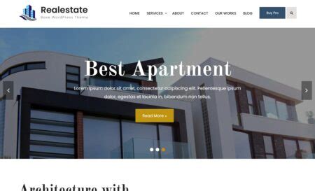 Best Free Real Estate Wordpress Themes Webprecis