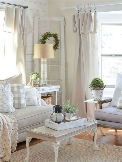 21 Lovely Farmhouse Curtains For Living Room Home Decoration Style