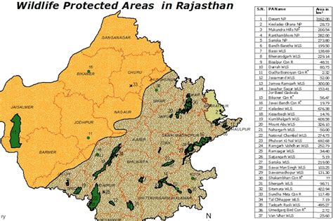 Wildlife Protected Areas Rajasthan RajRAS Rajasthan RAS