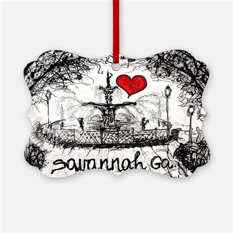 Savannah Georgia Ornaments | 1000s of Savannah Georgia Ornament Designs