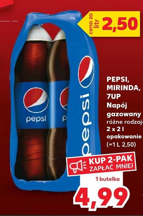 Promocja Pepsi Mirinda 7up 2x2l Kaufland