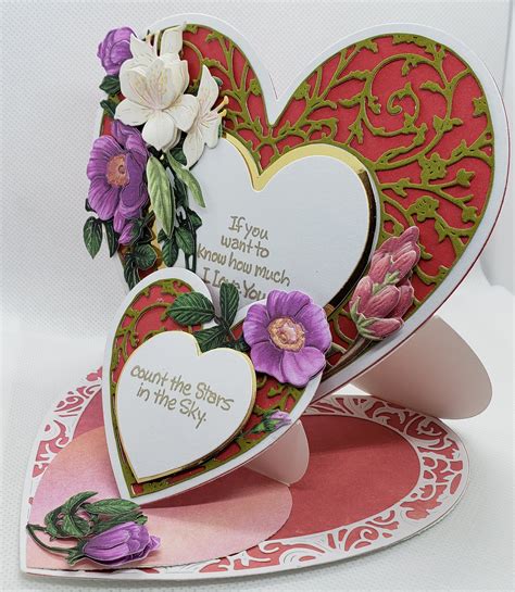 Heart Shaped Card Etsy Hand Crafted Cards Beautiful Handmade