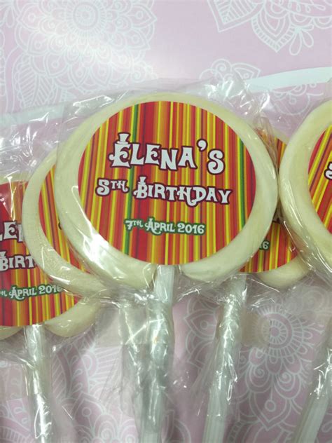 Personalised Lollipops - The Candy Buffet Company