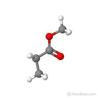 Methyl propanoate Structure - C4H6O2 - Over 100 million chemical ...